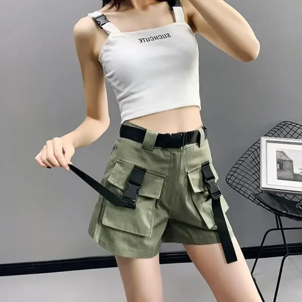 short baggy femme mode
