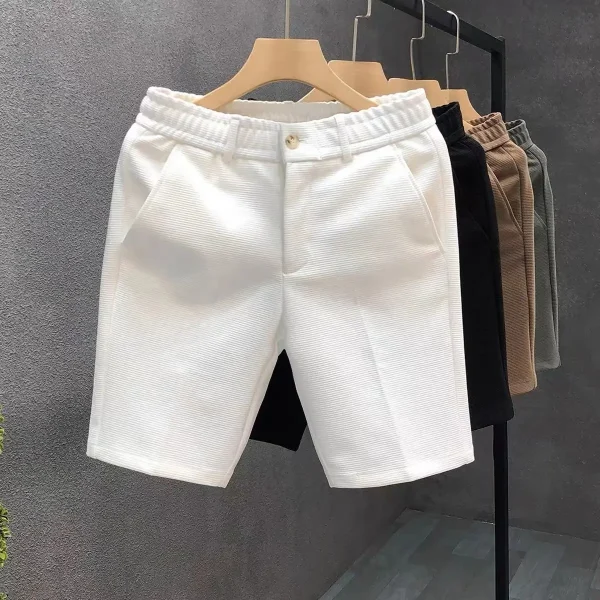 short coton court homme élégant