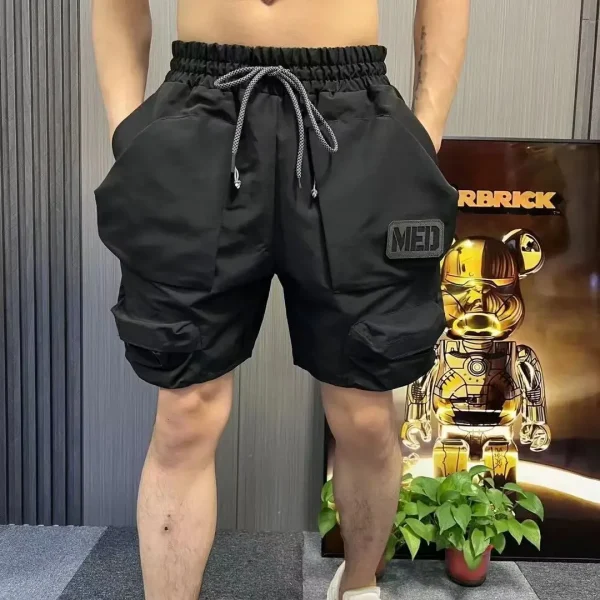 short cargo noir homme
