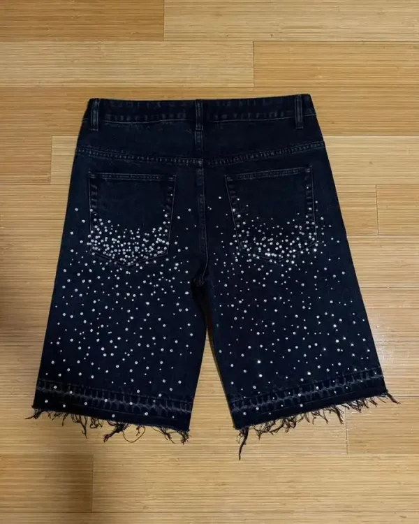 short court en jean pour homme