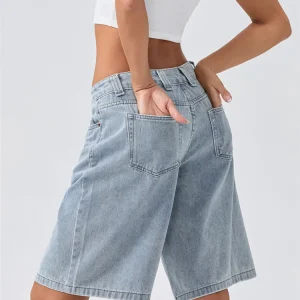 short baggy jean décontracté