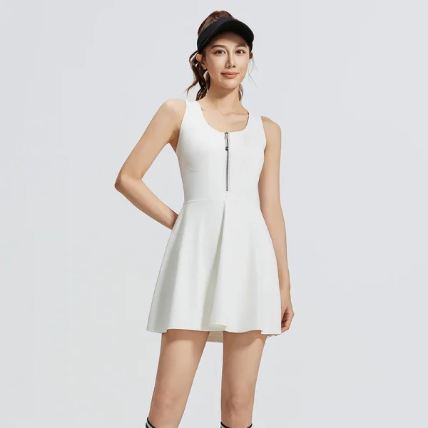 combi short robe fermeture éclair
