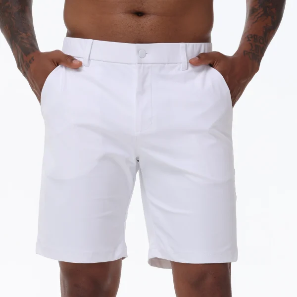 short court homme habillé golf