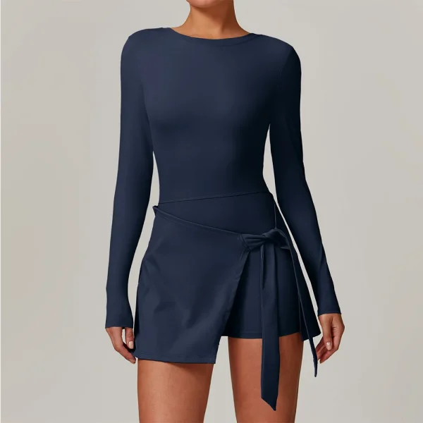 combi short robe manche longue