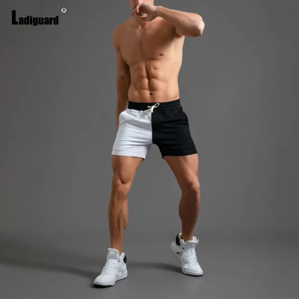 short très court homme bicolore
