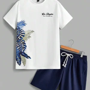 ensemble short tshirt homme décontracté