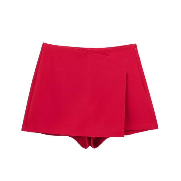 jupe short rouge vintage