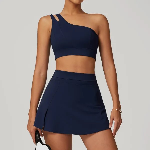 jupe short bleu marine ensemble