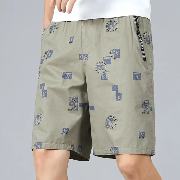 short baggy coton plage