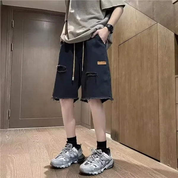 short baggy streetwear taille élastique