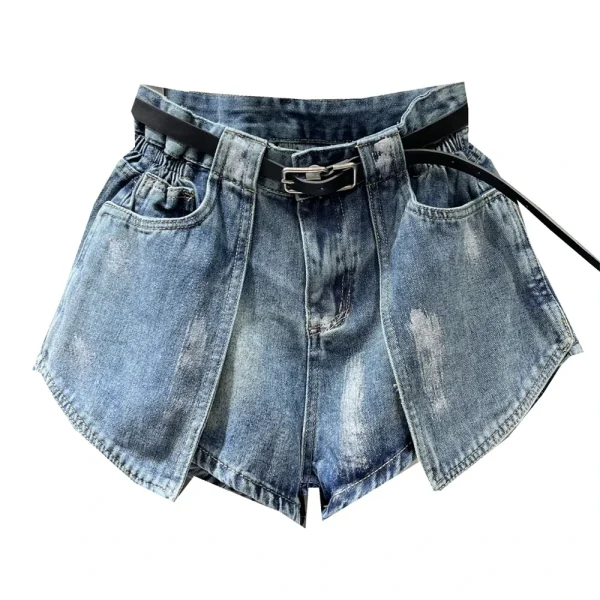 short large femme poche large