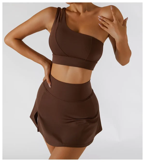 jupe short bordeaux ensemble